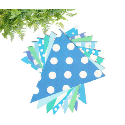 AMFIN® (Pack of 3) Party Bunting Flags Banner for Birthday Decoration