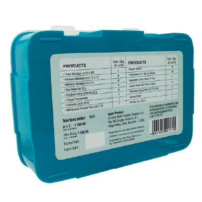 Apollo Pharmacy First Aid Kit, 1 Count