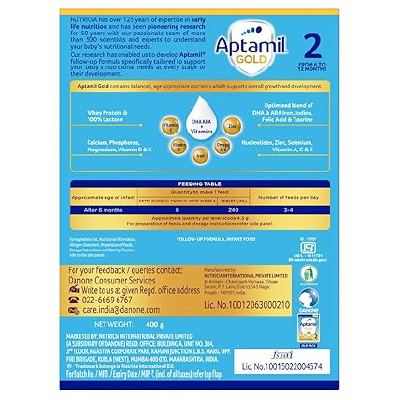 Aptamil Gold Follow-Up Formula Stage 2 Powder
