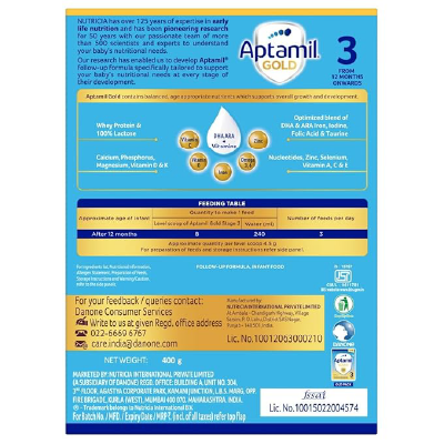 Aptamil Gold Follow-Up Formula Stage 3 Powder