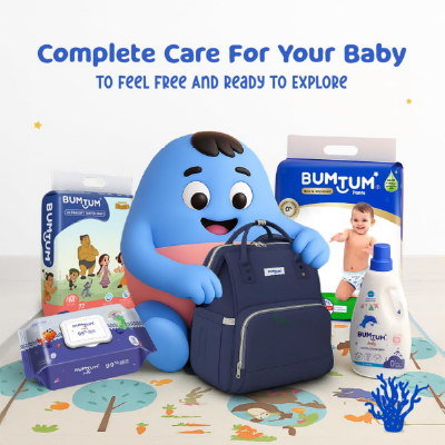 Bumtum Baby Chota Bheem Gentle Soft Moisturizing Wet Wipes With Lid