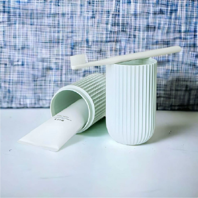 Capsule Shape Travel Toothbrush Toothpaste Holder