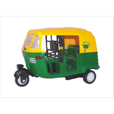 Centy Toys Plastic Pull Back Auto Rickshaw