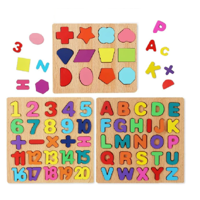 Chocozone Wooden Learning Educational Game Board