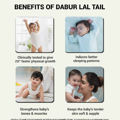 Dabur Lal Tail - Ayurvedic Baby Oil