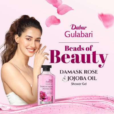 Dabur Gulabari Shower Gel-Damask Rose & Jojoba Oil