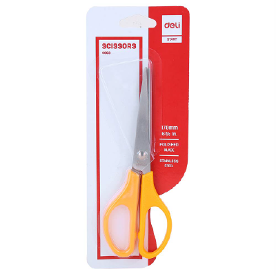 Deli W0603 Scissors, Stainless Steel, Office Scissors