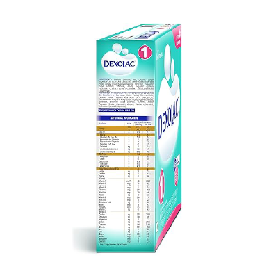 Dexolac Infant Formula Milk Powder for Babies - Stage 1