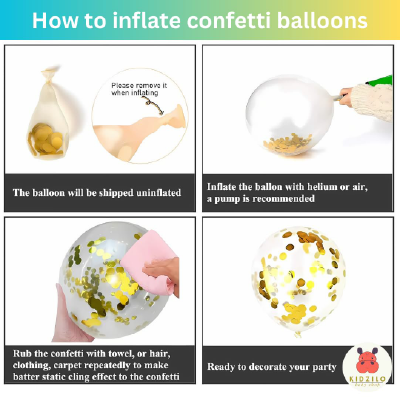 KIDZILO 54 Pcs Birthday Decoration Kit