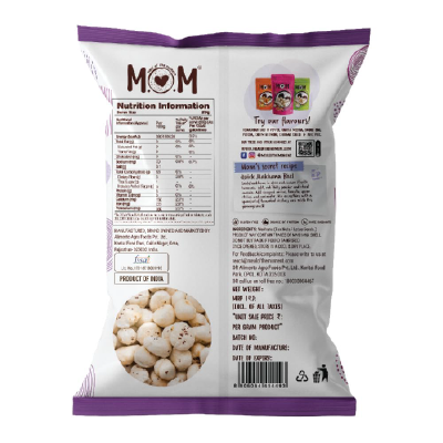 MOM - Meal of the Moment, Roasted Premium Raw Makhana