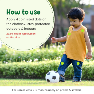 Mother Sparsh Natural Mosquito Repellent Fabric Roll-on for Babies