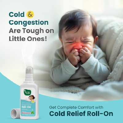 Mother Sparsh Natural Vapour Complete Cold Relief Roll-On for Babies