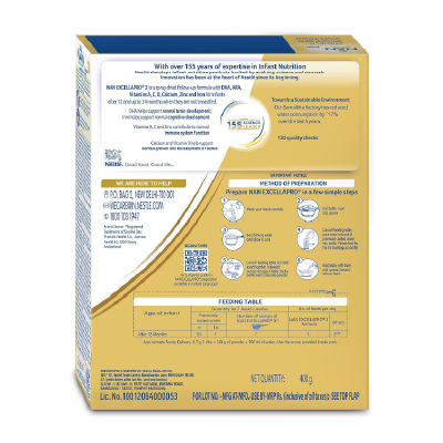 EXCELLAPRO Nan Stage 3 Follow-Up Formula Milk Powder