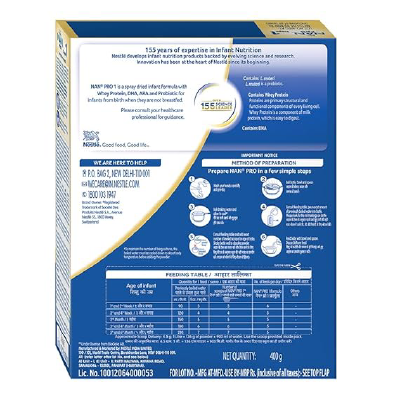 NAN PRO Stage 1 Infant Formula Milk Powder