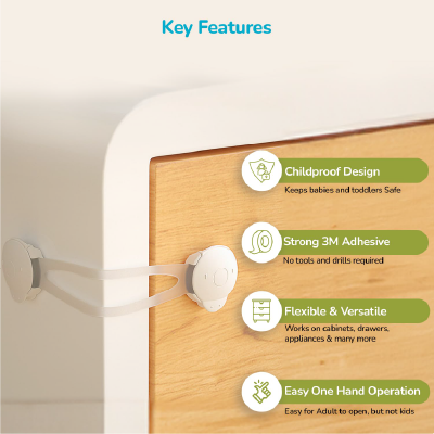 R for Rabbit Protector Plus Cabinet Locker Straps for Kids