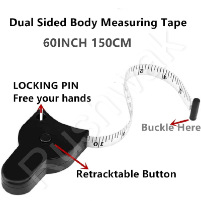 Rushwak Body Measuring Tape with Lock Pin