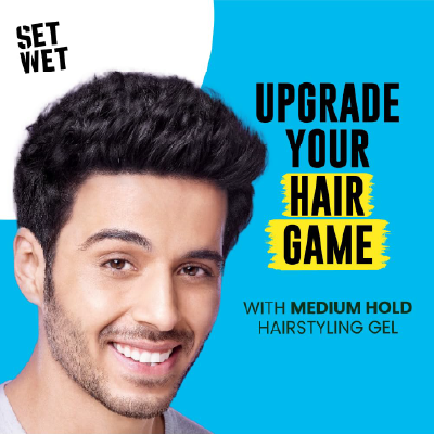 Set Wet Styling Hair Gel for Men