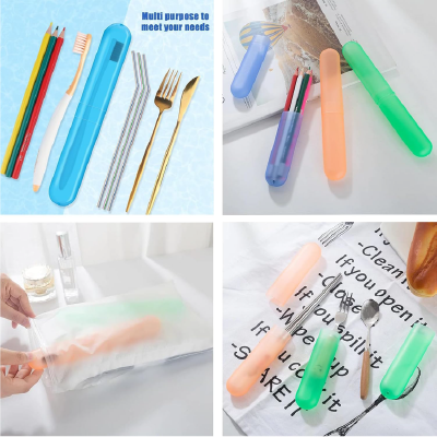 SpiderJuice 4Pc Antibacterial Portable Toothbrush