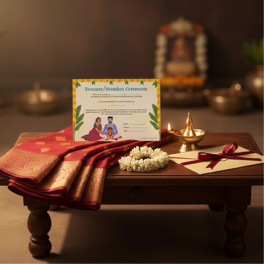 Mundan/Tonsure Invitation