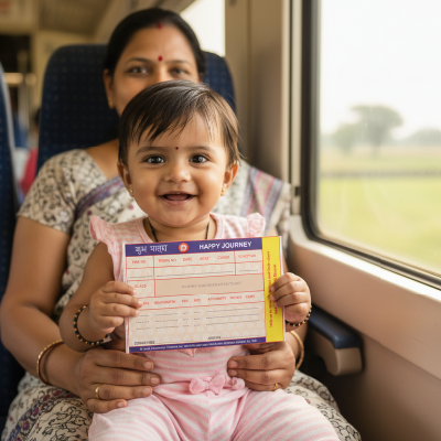 Baby Train Ticket