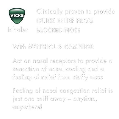 Vicks Inhaler, Portable Nasal Inhaler
