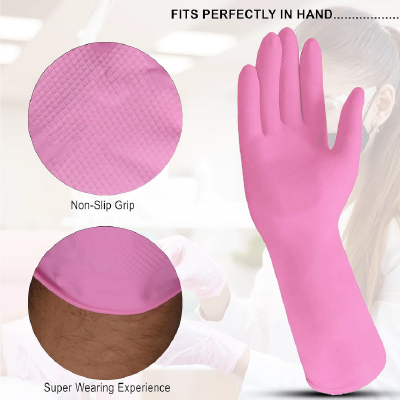 ZYZTA Reusable Household Rubber Cleaning Gloves
