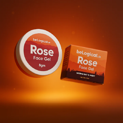 beLogical's Aloe & Rose Face Gel |