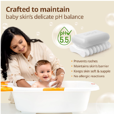 LuvLap Moisturizing Baby Bathing Bar