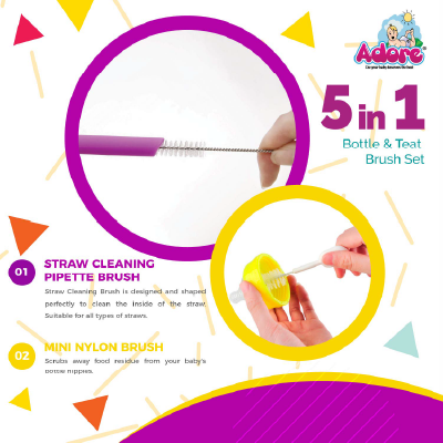 Adore Bottle Nipple and Straw Cleaning Kit
