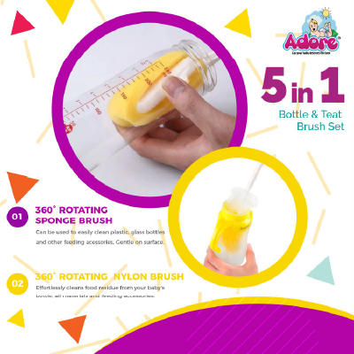 Adore Bottle Nipple and Straw Cleaning Kit