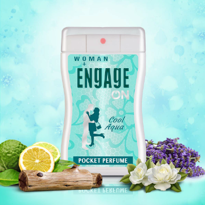 Engage ON Cool Aqua Pocket Perfume For Women