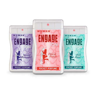 Engage ON Cool Aqua Pocket Perfume For Women