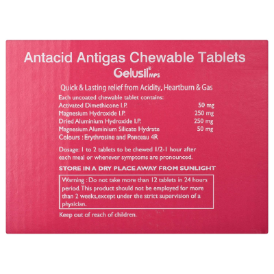 Gelusil MPS Original Mint Flavour 