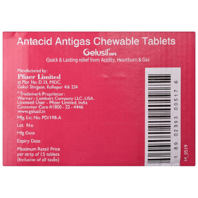 Gelusil MPS Original Mint Flavour 