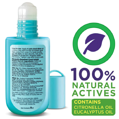 Good knight 100% Natural Mosquito Repellent Fabric Roll-On