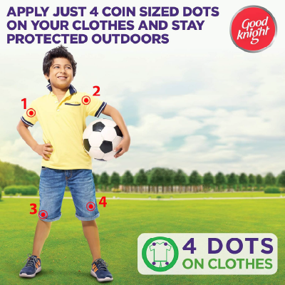 Good knight 100% Natural Mosquito Repellent Fabric Roll-On