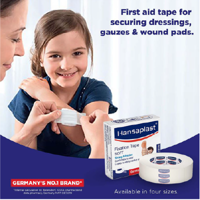 Hansaplast Soft Fixation Tape for Wound Dressing