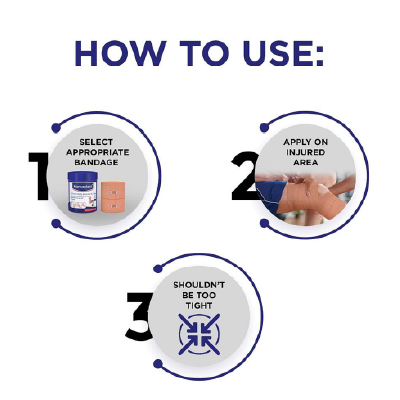 Hansaplast Soft Cotton Crepe Bandage For Pain Relief