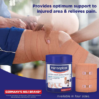 Hansaplast Soft Cotton Crepe Bandage For Pain Relief