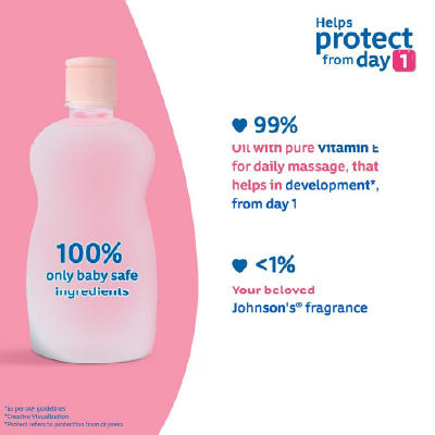 Johnson's Non-Sticky Baby Oil