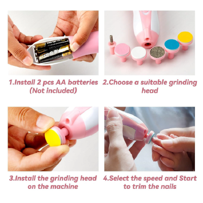 JONTUS Baby Nail Trimmer Electric