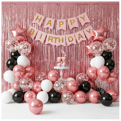 KIDZILO 54 Pcs Birthday Decoration Kit