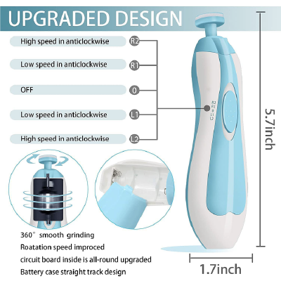 KMJSA Baby Nail Trimmer Electric