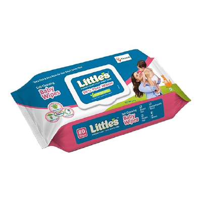 ittle's Soft Cleansing Baby Wipes Lid