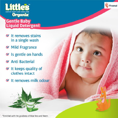 Little's Organix Gentle Baby Detergent Liquid for Clothes 