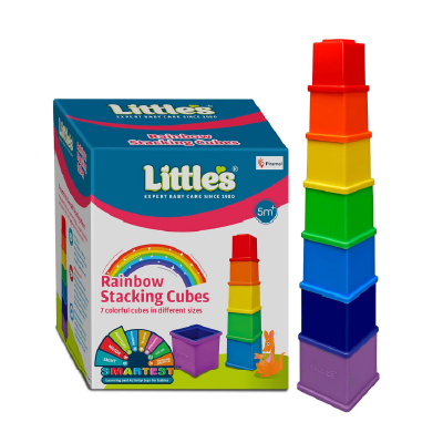 Little's Rainbow Stacking Cubes