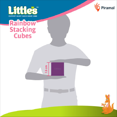 Little's Rainbow Stacking Cubes