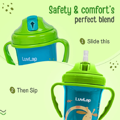 LuvLap Tiny Giffy Sipper for Infant/Toddler