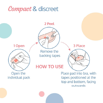 LuvLap Ultra Thin Honeycomb Nursing Breast Pads