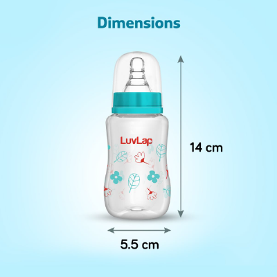 LuvLap Baby Essential Slim Neck Plastic Feeding Bottle